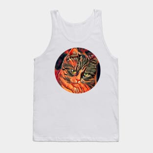 Bright-Eyed floppy cat Tank Top